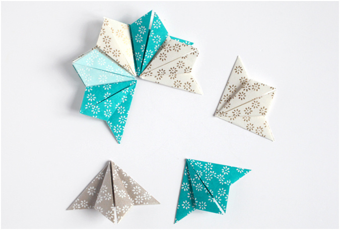 DIY de Noël : Etoiles en papier japonais