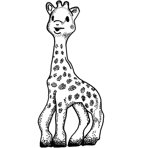 sophie la girafe dessin