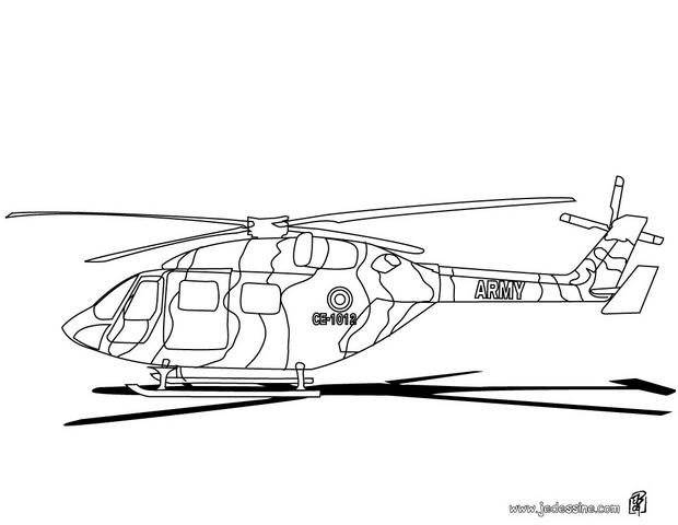 coloriage d un helicoptere de bat