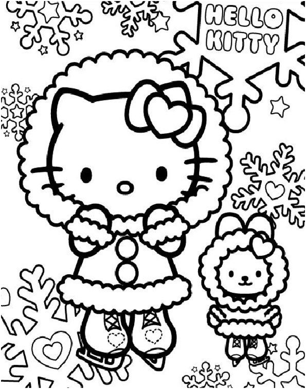 Coloriage Hello Kitty 5