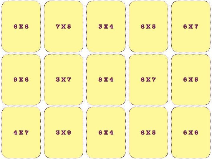 tables de multiplication