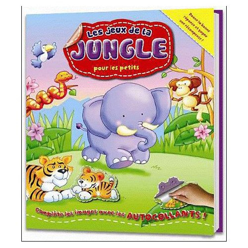 les jeux de la jungle pour les petits de elcy livre