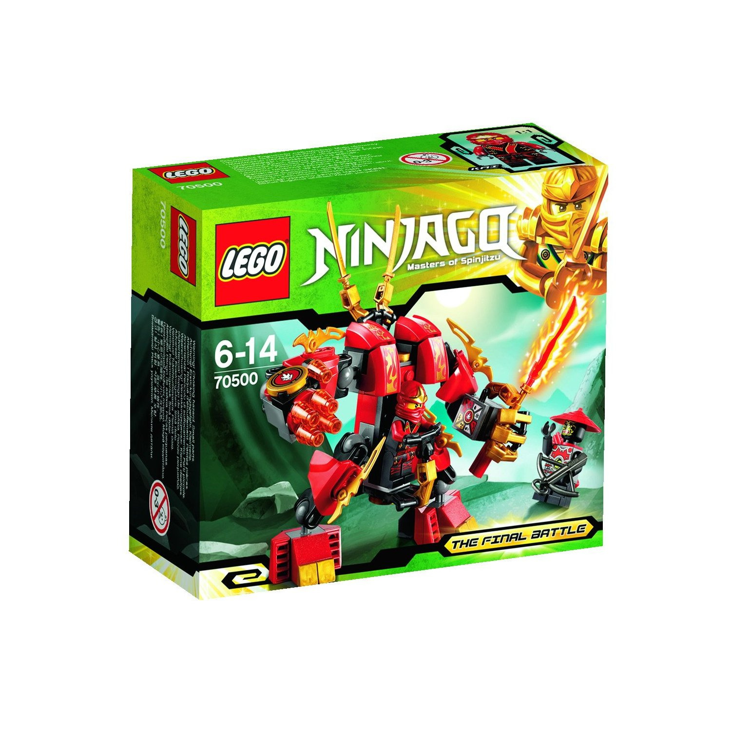 produit 7872 lego ninjago lego le robot de feu de kai francais