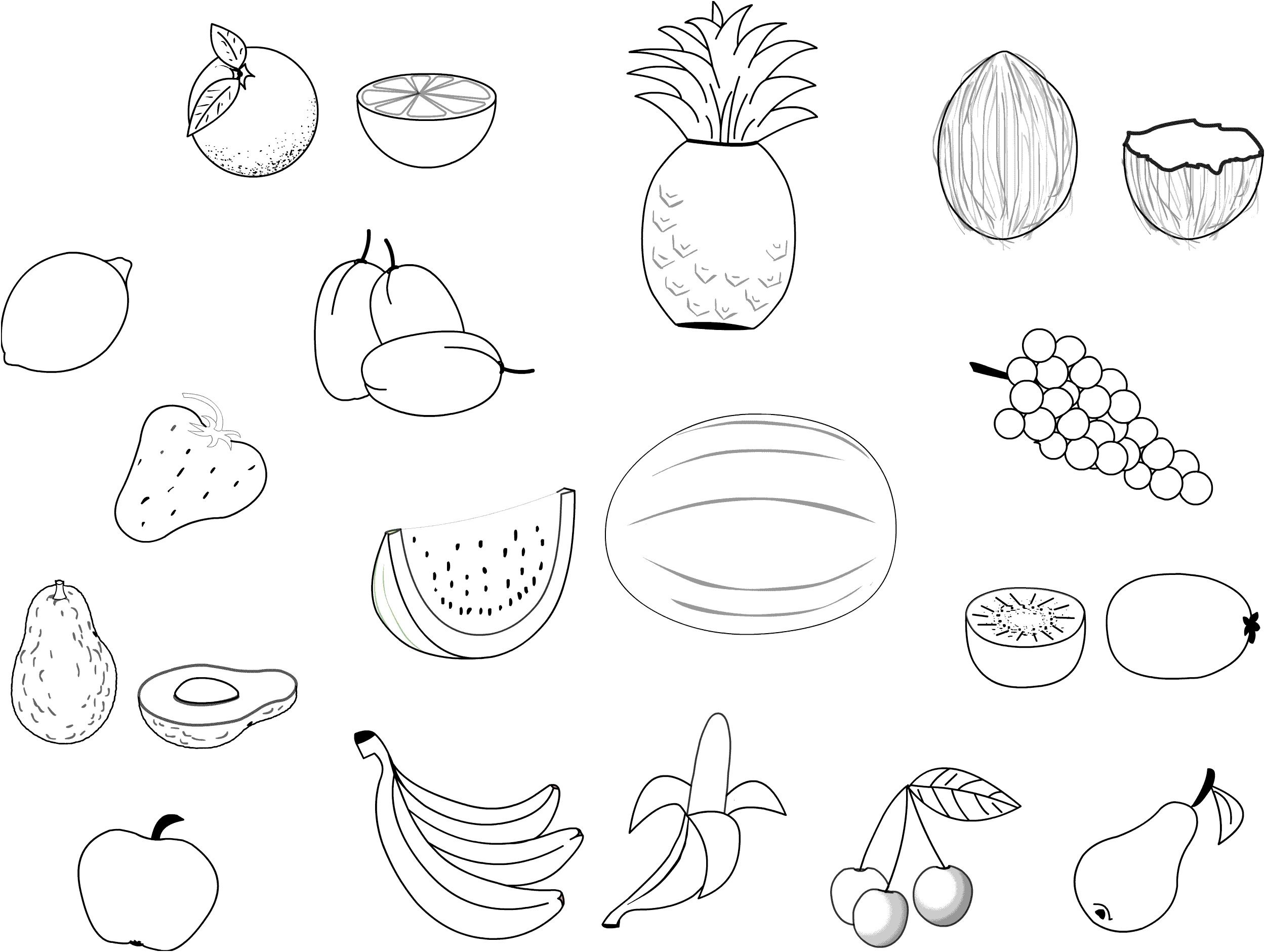 image=fruits et legumes coloriage fruits legumes 4 1