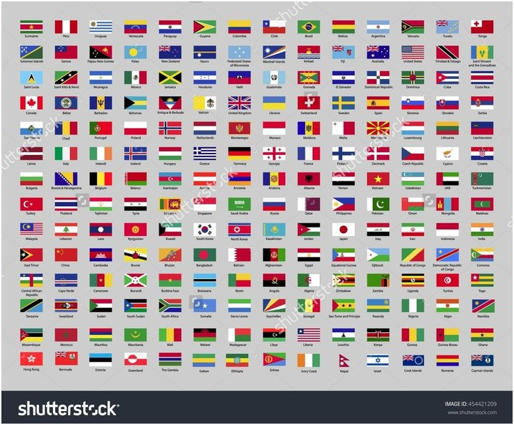 drapeaux du monde avec noms
