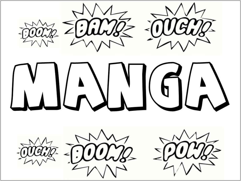 coloriages manga