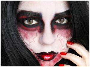 maquillage d halloween la vampire deglingo