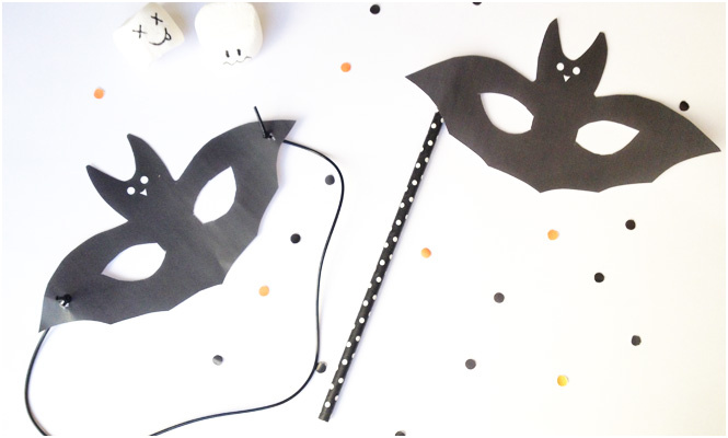 Les masques du Carnaval le masque de chauve souris