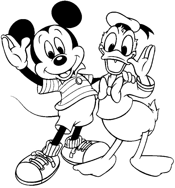 coloriage Mickey 1