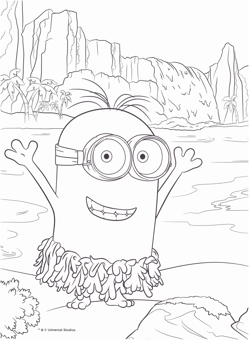 coloriage minion a imprimer