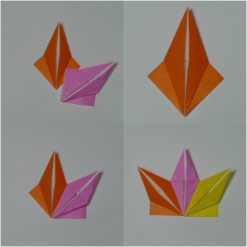 origami facile animaux fleurs