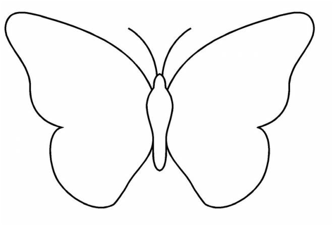papillon maternelle a decouper