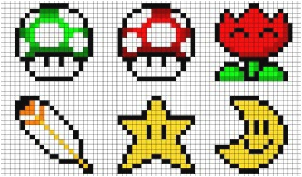 coloriage pixel art mario resultats de recherche d images pour zelda throughout mario dessin pixel