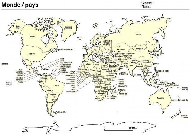 planisphere cartes du monde
