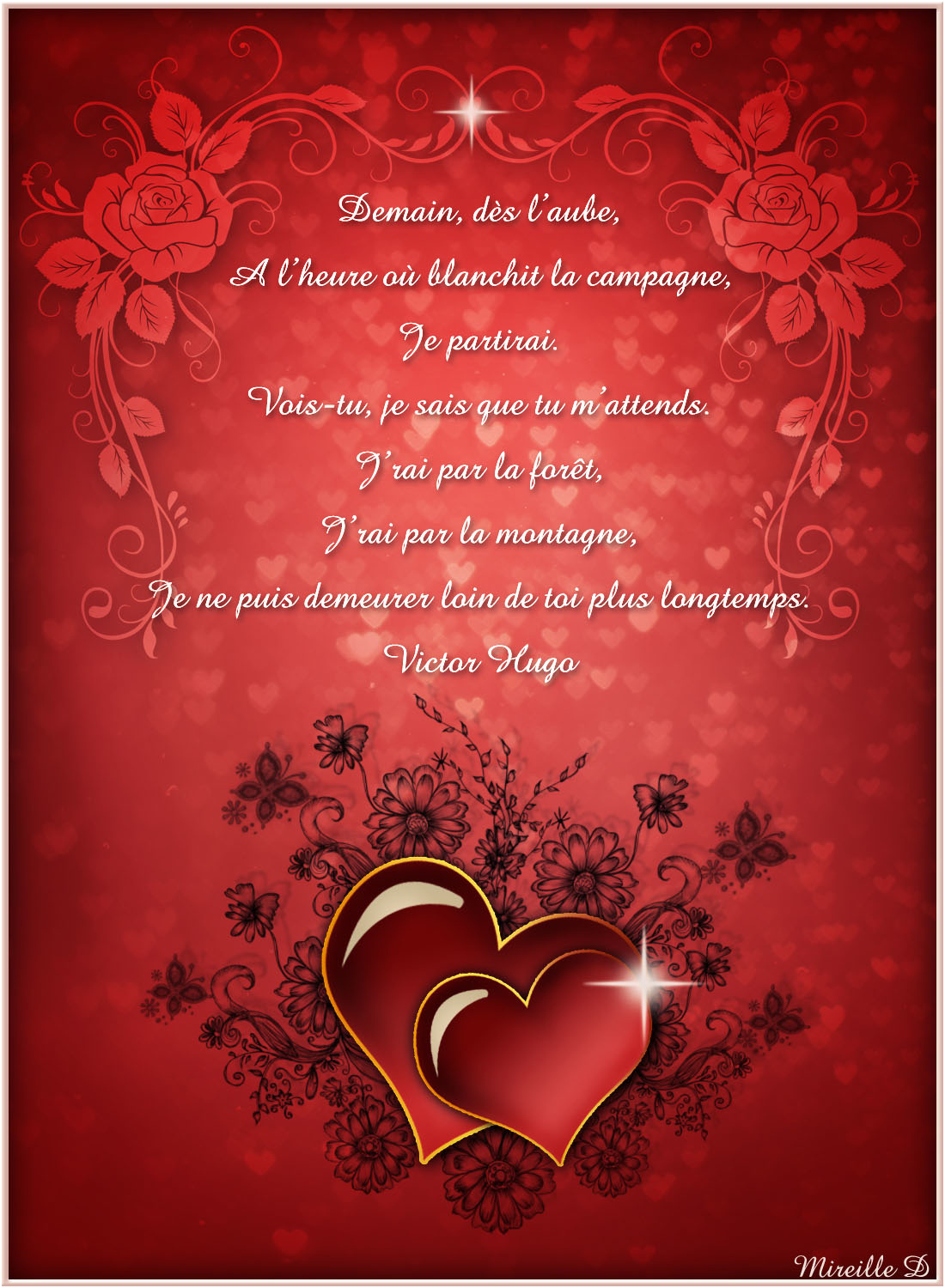 poeme de la saint valentin