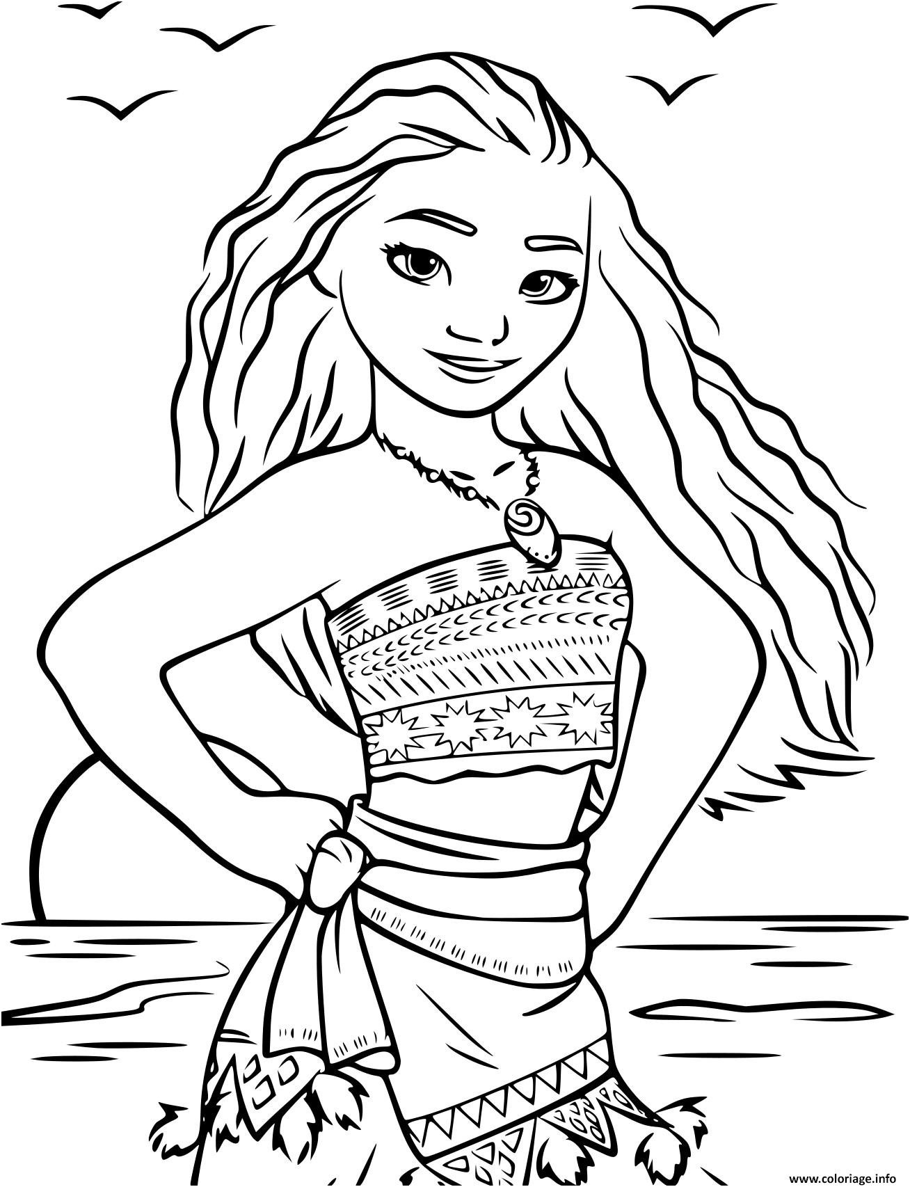 coloriage imprimer princesse disney