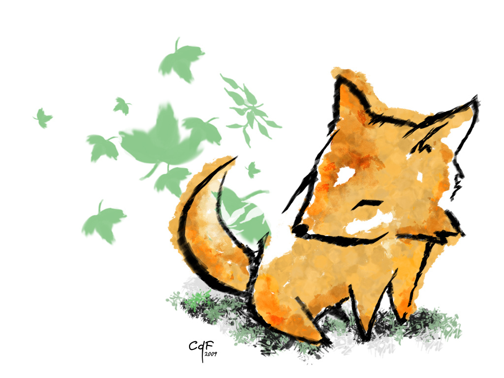 dessin cute de renard