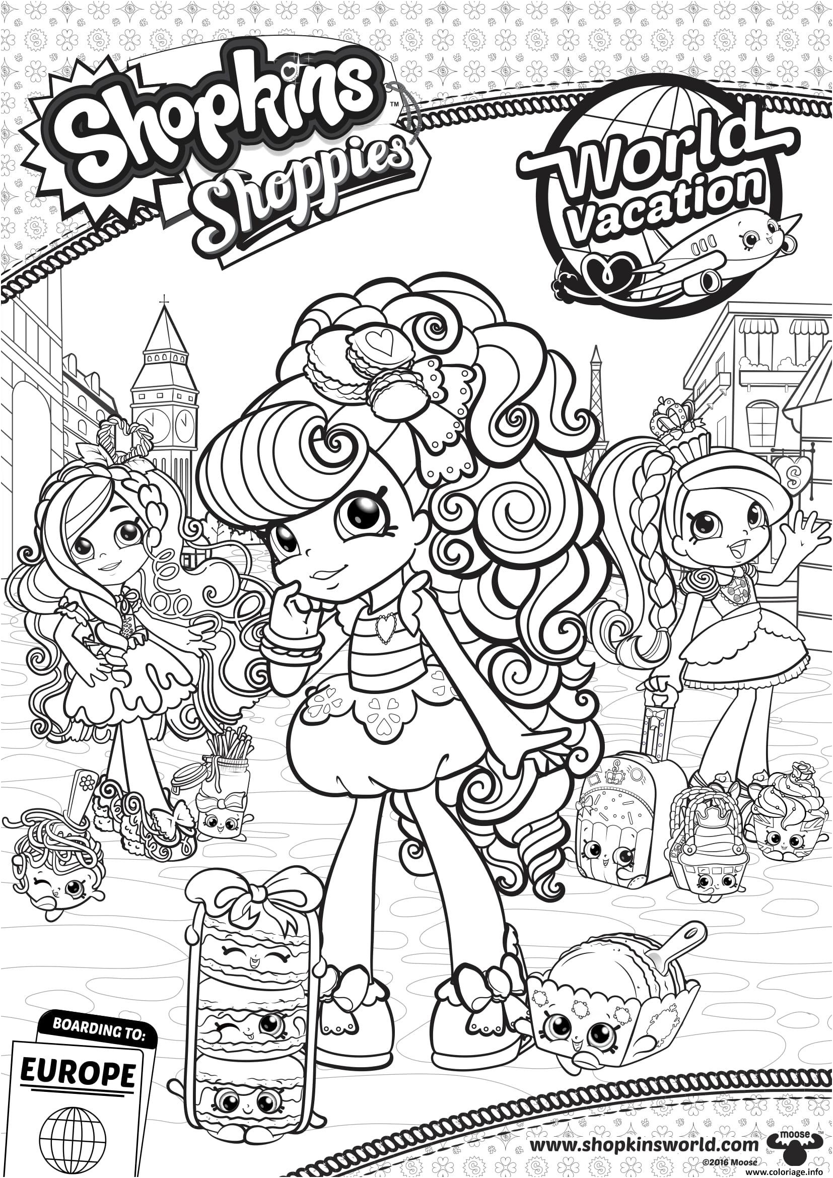 shopkins shoppies world vacation europe 4 coloriage dessin