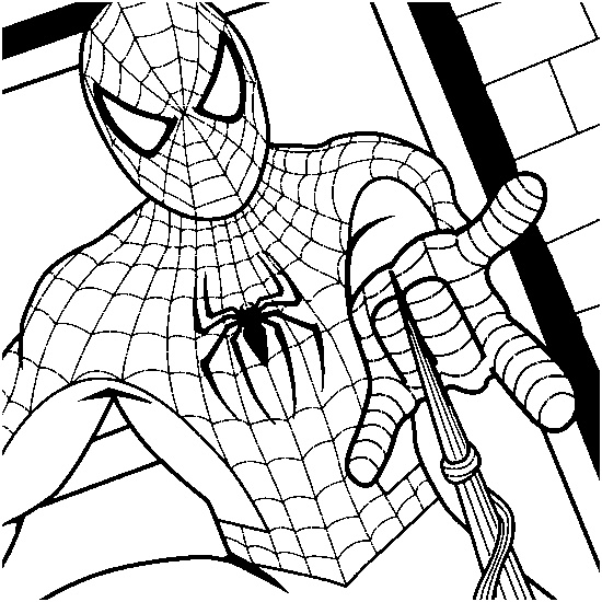 spiderman coloring pages