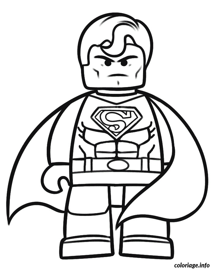 lego superman coloriage 9674