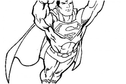 coloriage superman justice league la ligue des justiciers