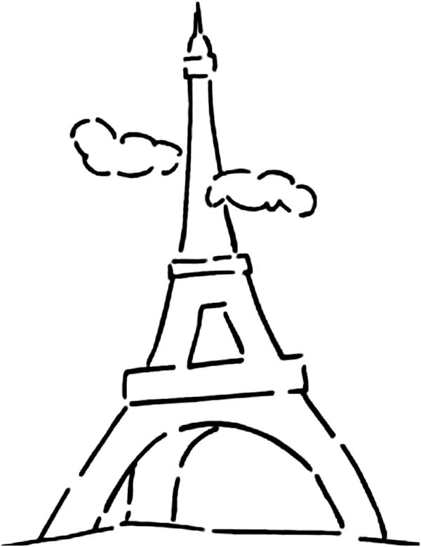 Tour Eiffel Dessin Facile