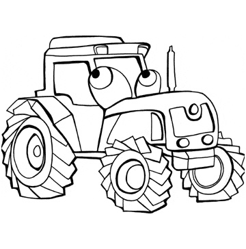 tracteur coloriage imprimer