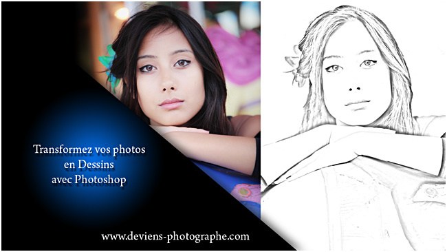 transformer vos photos en dessins avec photoshop