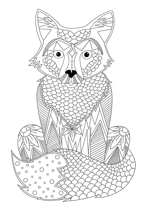 coloriages anti stress les animaux