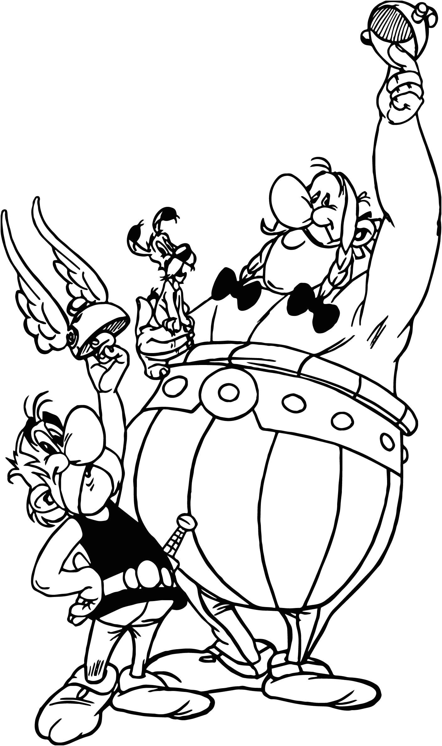 coloriage asterix et obelix aux jeux olympiques awesome asterix obelix dog winner coloring page