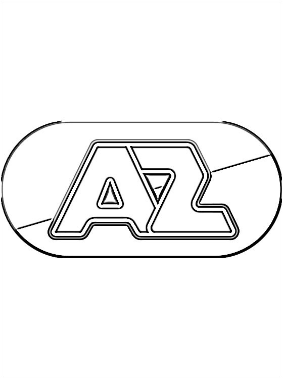 coloriage de logo az alkmaar