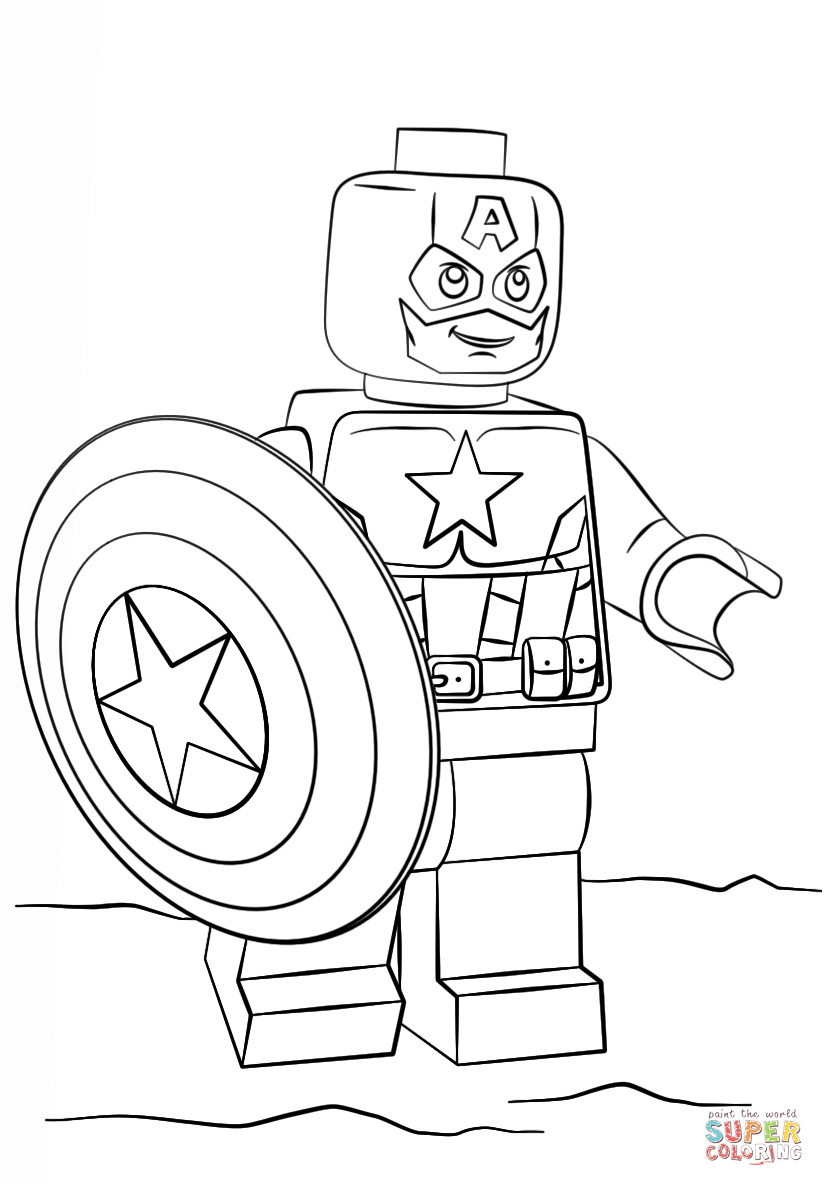 captain america lego