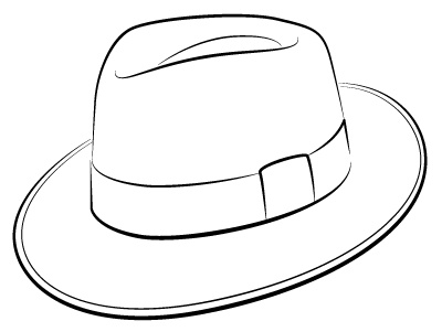 dessin chapeau