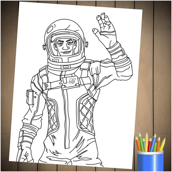 fortnite battle royale coloring page for