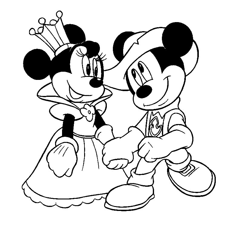 coloriage mickey