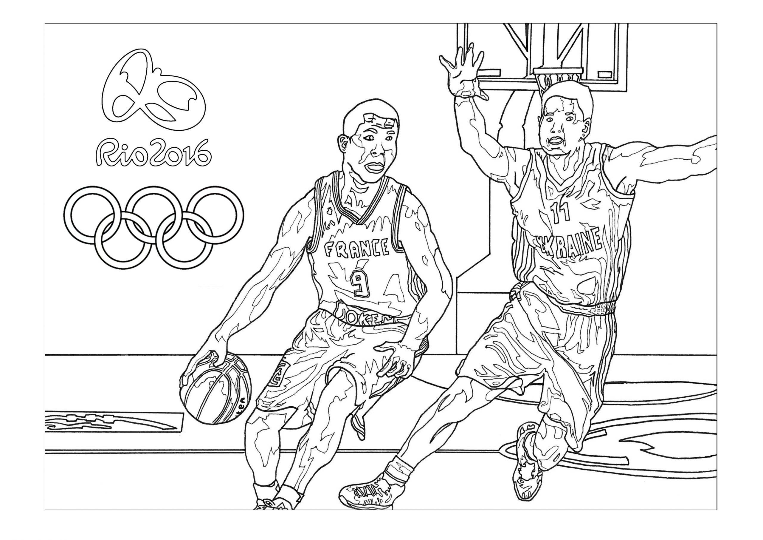 image=jeux olympiques coloriage jeux olympiques rio 2016 basket 1