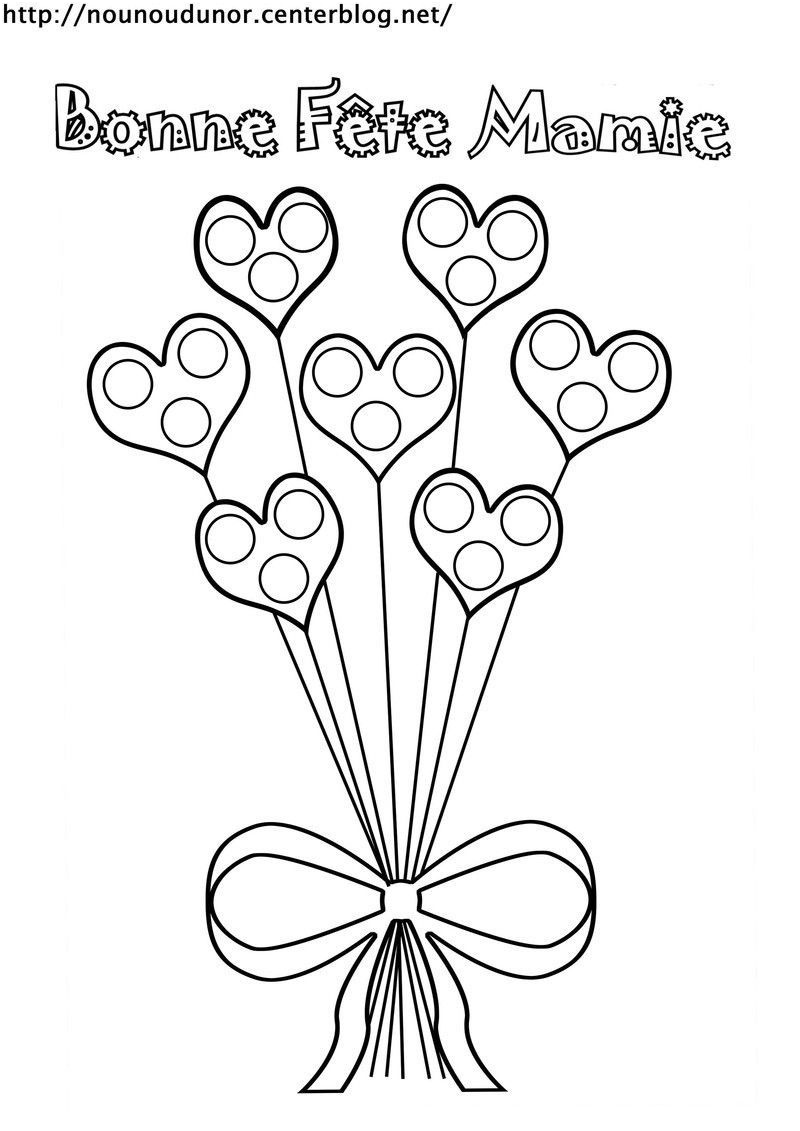 4298 bouquet de coeurs vase avec fleurs pour la fete des mamies