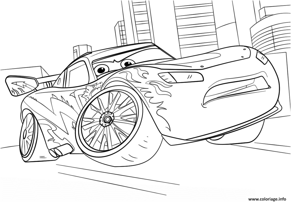lightning mcqueen from cars 3 disney coloriage dessin