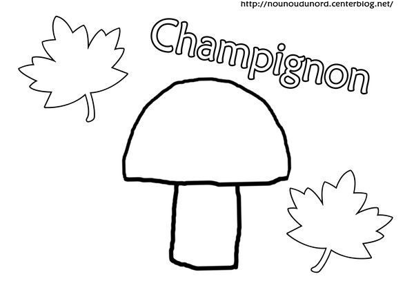 3240 coloriage champignon