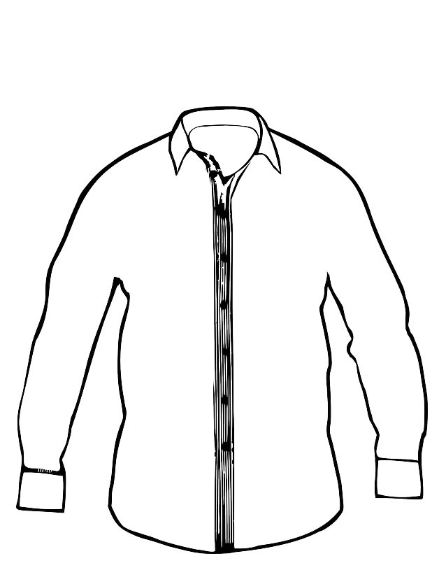 coloriage chemise