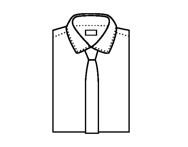 chemise avec cravate