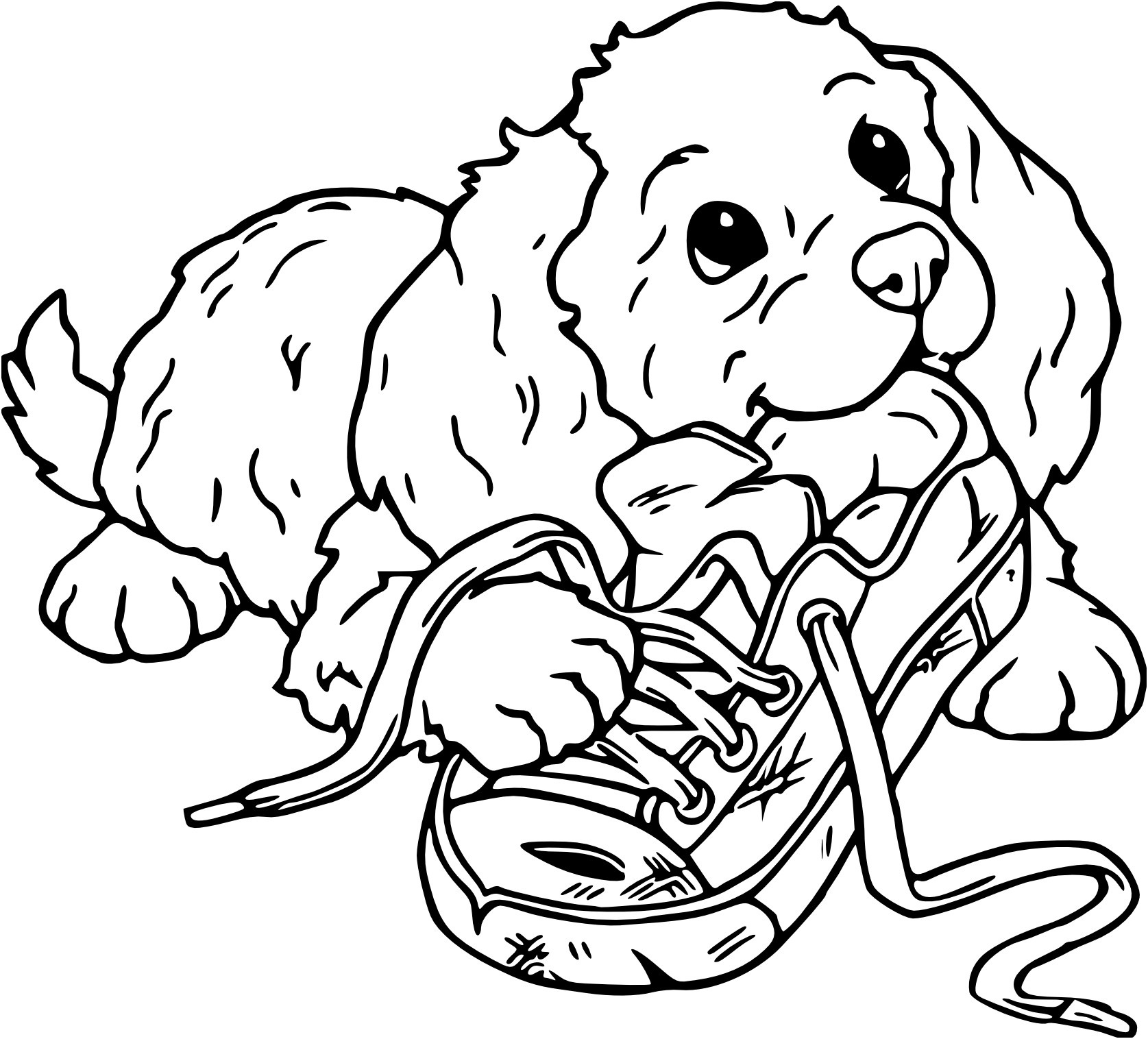 coloriage chien et chat vvivante dedans coloriage de chiens