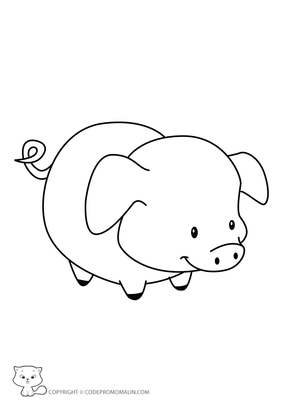 dessin imprimer gratuit cochon d inde