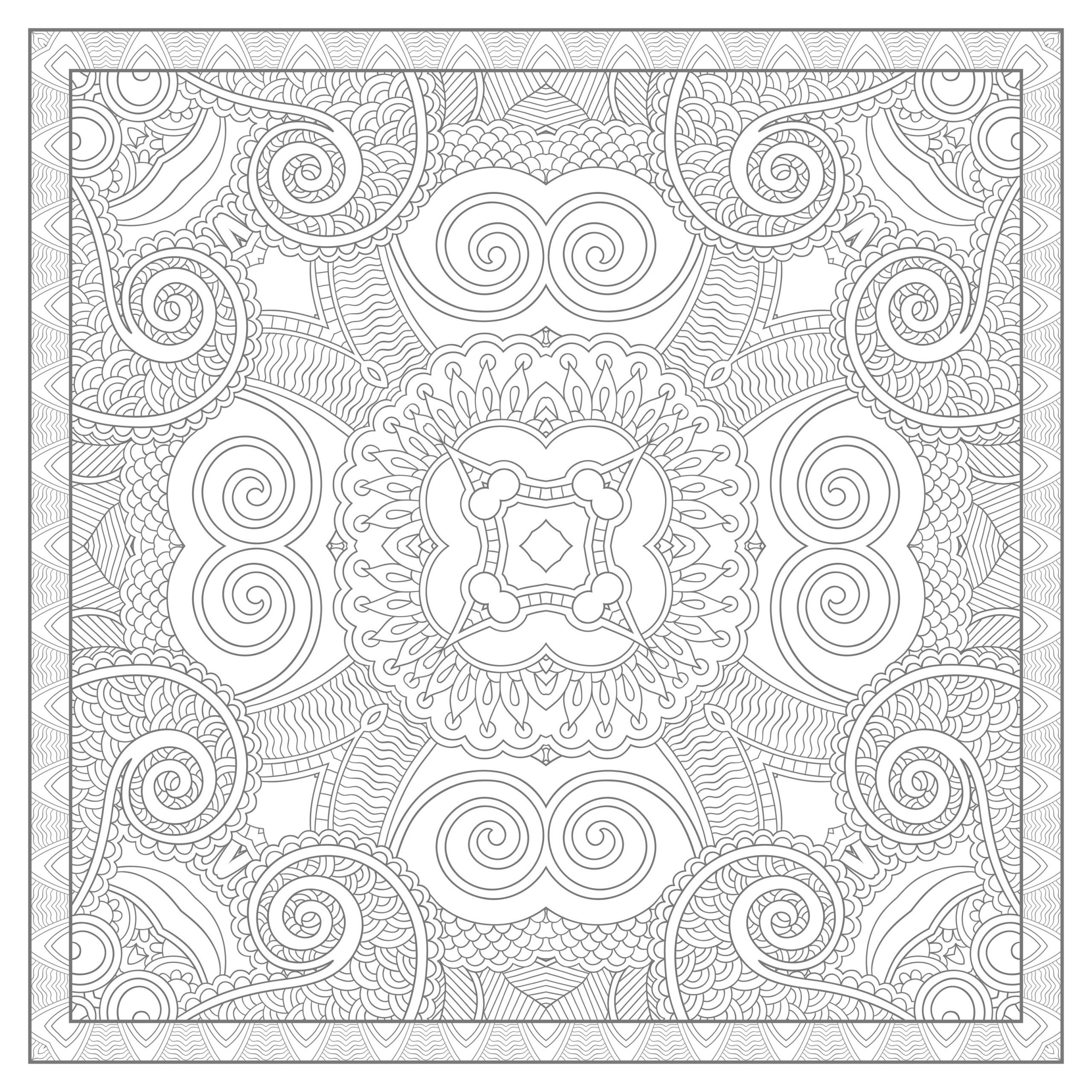 4 image=zen anti stress coloriage mandala plexe carre par karakotsya 4 1