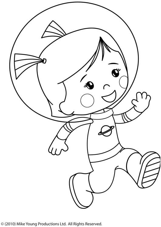 cosmonaute dessin anime