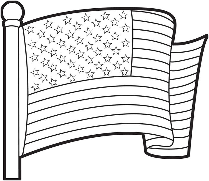 5 coloriages du drapeau des etats unis