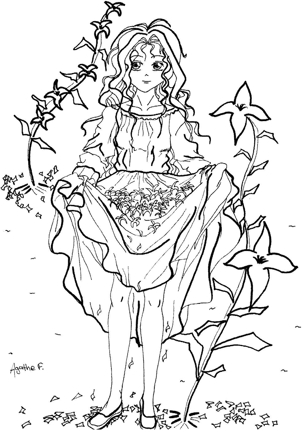 dessins gratuits colorier coloriage fille manga imprimer avec coloriage fillemanga 8 et dessin pour ado fille a imprimer 8 1072x1516px dessin pour ado fille a imprimer