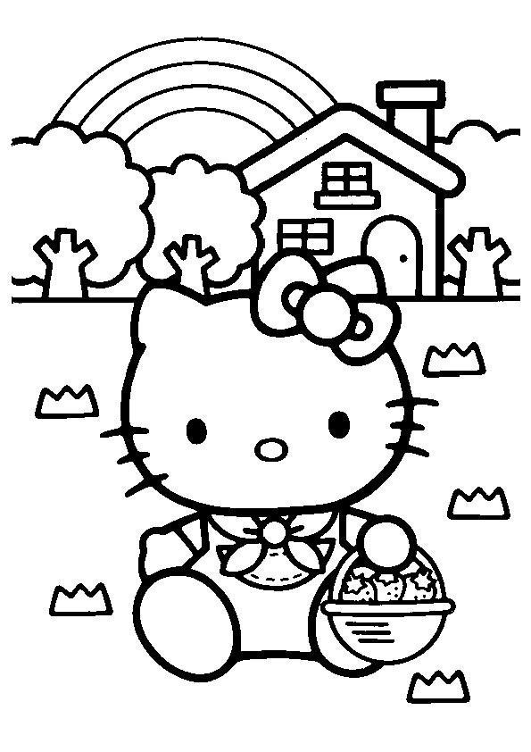 Coloriage Hello Kitty 2