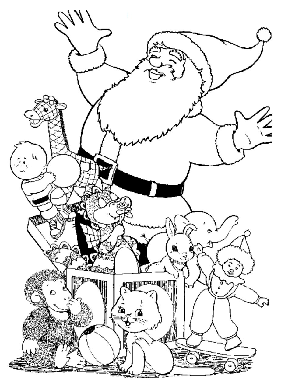 image=kids christmas coloring santa claus ts 1