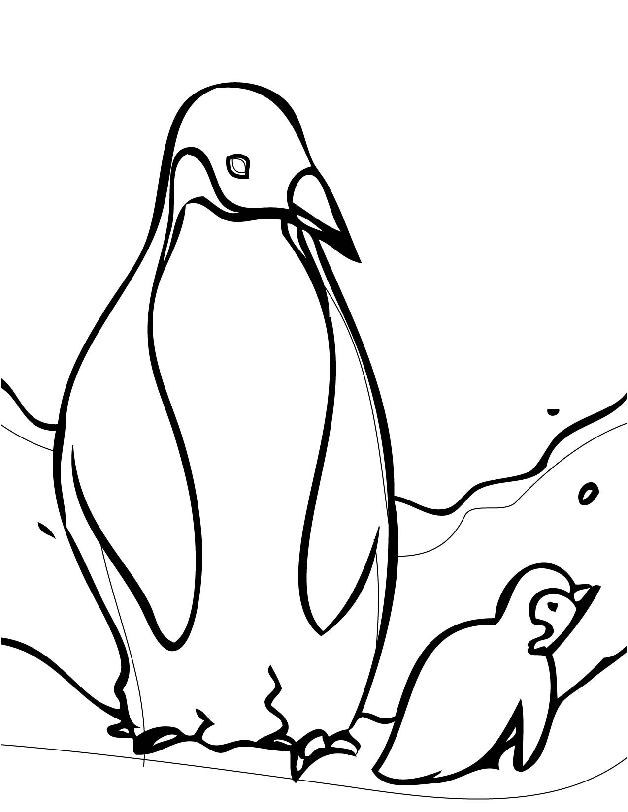 meilleur de coloriage imprimer pingouin